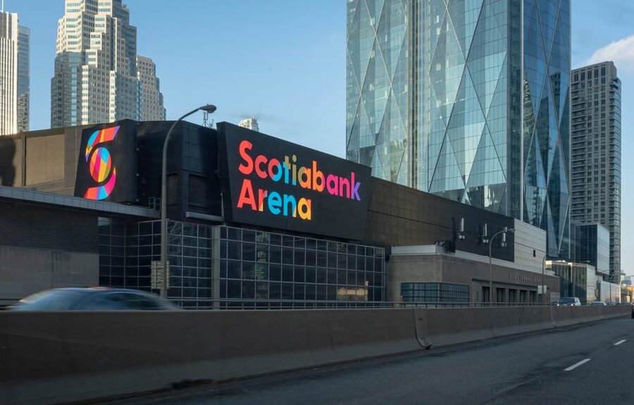Toronto: Toronto Maple Leafs Game Ticket at Scotiabank Arena - Leafs Nation, team colors, and the crowd around you