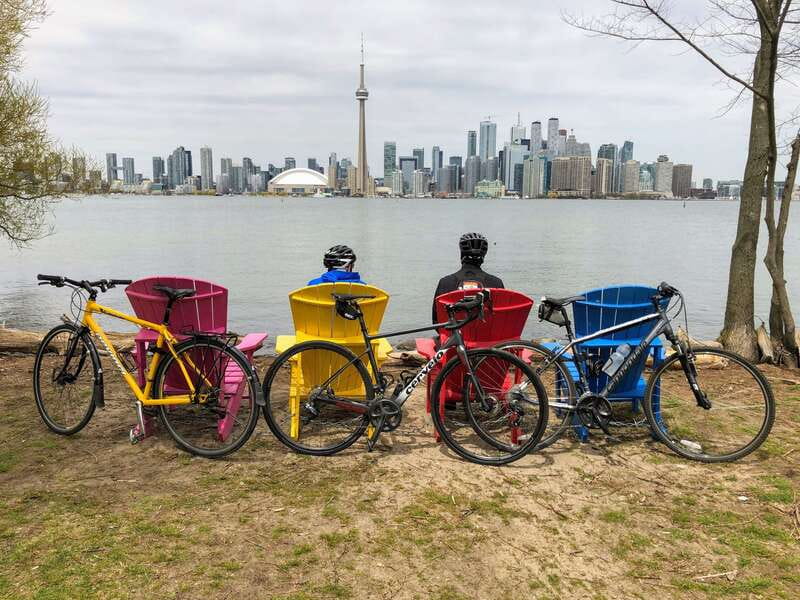 Toronto Waterfront and Islands Guided Bicycle Tour - Starting among brick lanes in the Distillery District