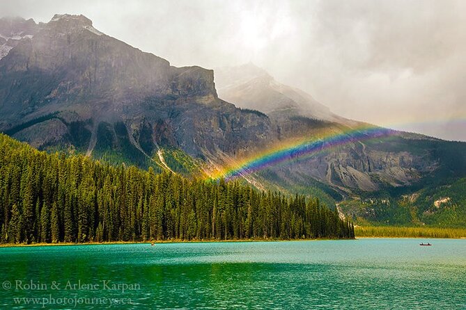 Tour of Yoho National Park See Canada's Second Highest Waterfall - Marble Canyon: turquoise water in a narrow limestone gorge