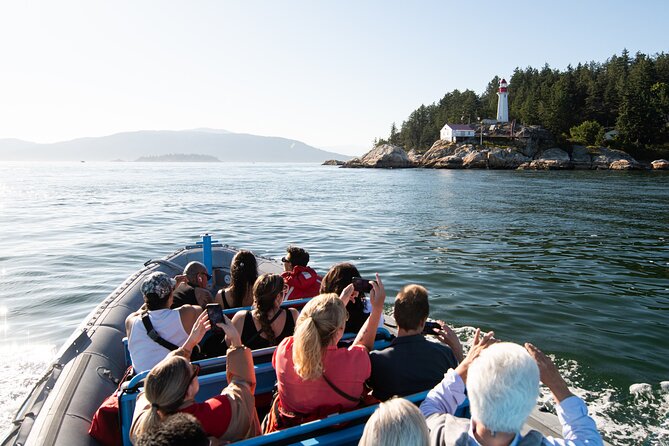 UNESCO Biosphere and Bowen Island Boat Tour with Island Visit - English Bay, freighters, and the open-water ride