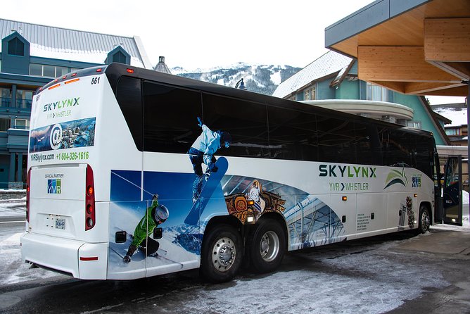 Vancouver Airport to-or-from Whistler or Squamish by Bus (Single trip) - Key points before you reserve