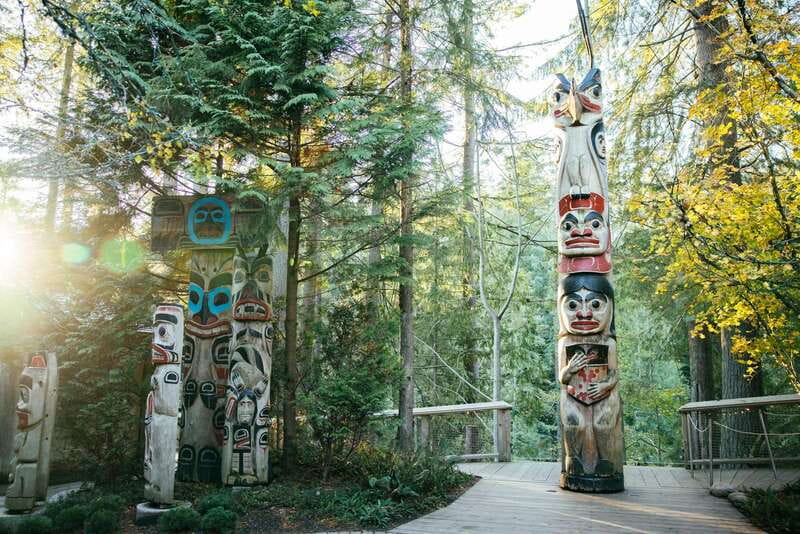 Vancouver: Capilano Suspension Bridge Park Ticket - Treetops Adventure rises above the forest floor