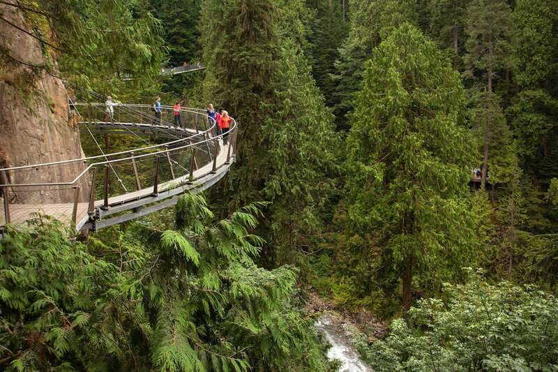 Vancouver: City+Lookout+Capilano Suspension Bridge Ticket - The bus, guide, and pickup system