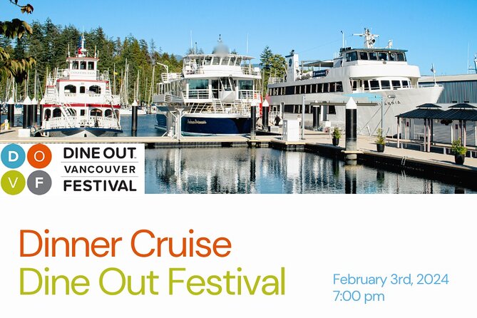 Vancouver Evening Dinner Cruise - Reserved seating makes group planning important