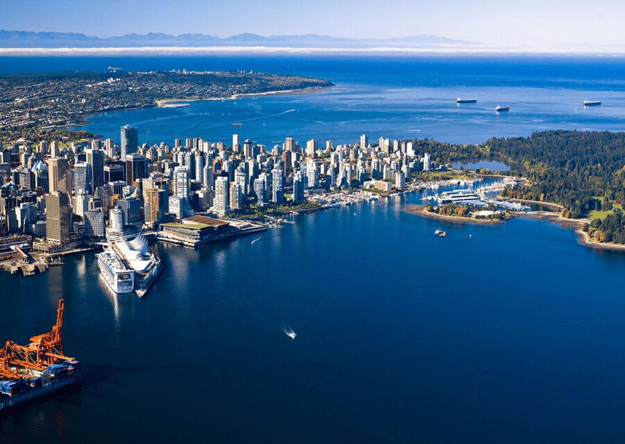 Vancouver Harbor Sightseeing Cruise - Cruise terminals, cargo ships, and the working harbor