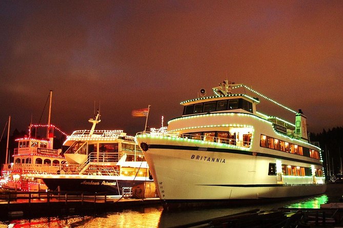Vancouver Holiday Festive Dinner Cruises - Downtown landmarks from the harbour
