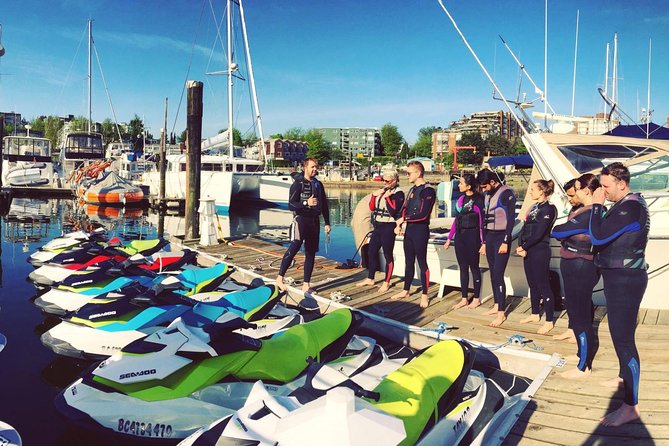 Vancouver Jet Ski Rental from Granville Island - Riding toward English Bay and Howe Sound