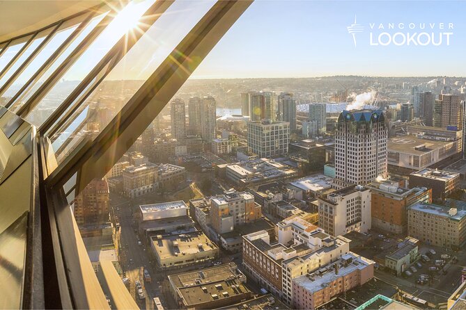 Vancouver Lookout Admission Ticket - The 168-meter glass elevator ride