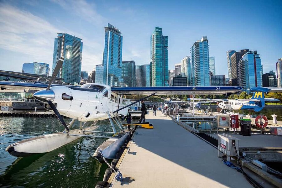 Vancouver: Scenic Panorama Seaplane Tour - Stanley Park and the sweep of English Bay
