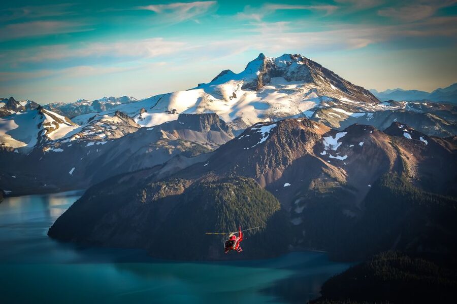 Whistler: Glacier Helicopter Tour and Mountain Landing - Public flights, private groups, and passenger numbers