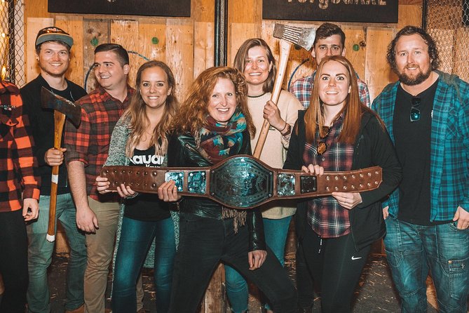 Whistler's Guided Axe Throwing Experience - The first few throws: simple instruction for beginners