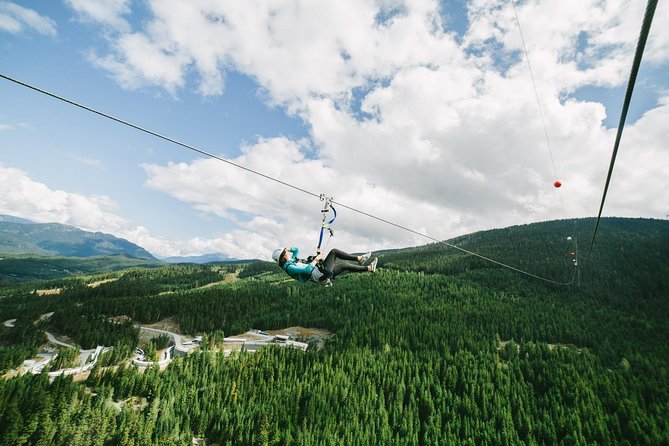 Whistler Sasquatch® Zipline - What you see while crossing the valley