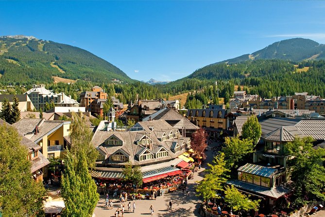 Whistler & Sea to Sky Gondola Day Trip from Vancouver - Crossing Lions Gate Bridge into the mountains
