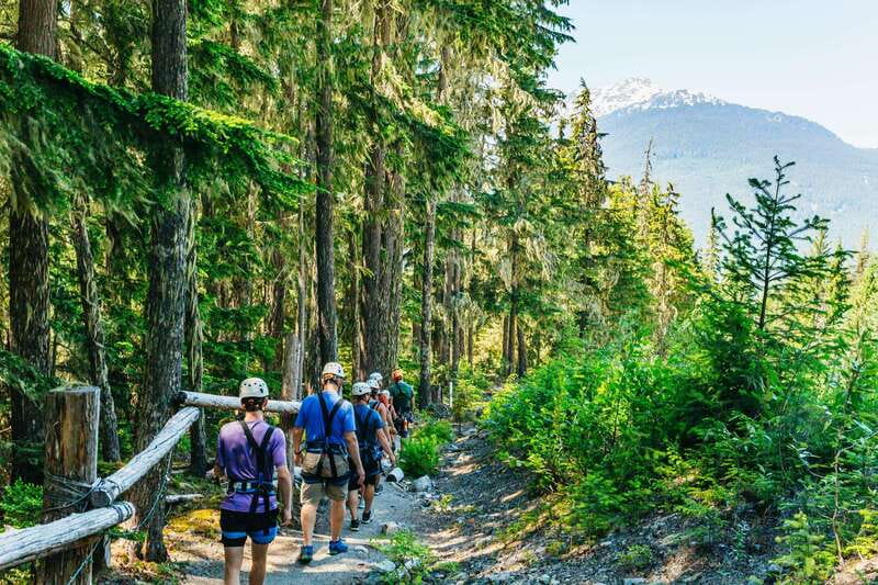 Whistler: Ziplining Experience - Flying Across Five Ziplines