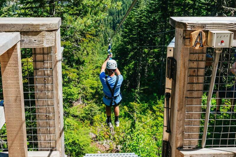 Whistler: Ziplining Experience - Walking the Four Treetop Bridges