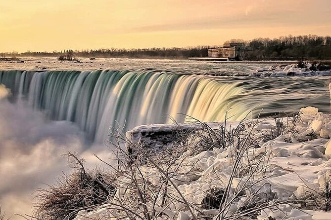 Winter Wonder Tour-A Journey Through the Tunnels Behind the Falls - Skylon Tower gives you the big picture