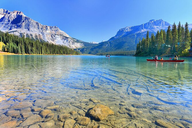 Yoho, Banff National Park, Okanagan Lake 4-Day Tour from VR - Day 1: vineyards, Kalamalka Lake, and the road to Revelstoke