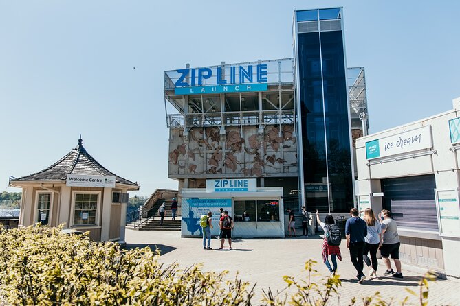 Zipline To The Falls in Niagara Falls, Canada - Arriving at 5920 Niagara River Parkway
